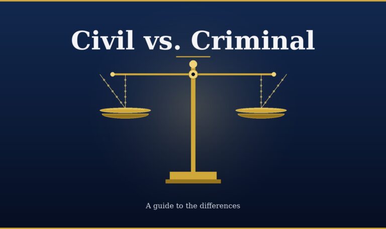 Civil Litigation Differences From Criminal Cases